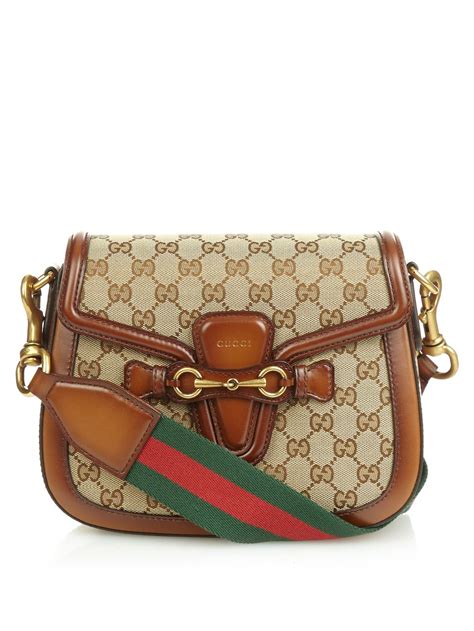 gucci web canvas shoulder bag cream|Gucci shoulder bag outlet.